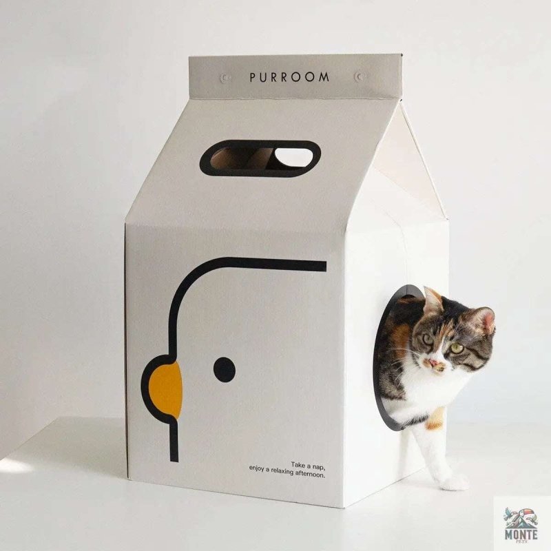 Purroom Relax – Modernes Katzenhaus mit Kratzfunktion | MONTE PETS
