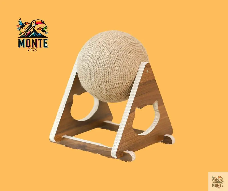 Klettergerüst – Holzkugelspiel Holz 20 cm | MONTE PETS