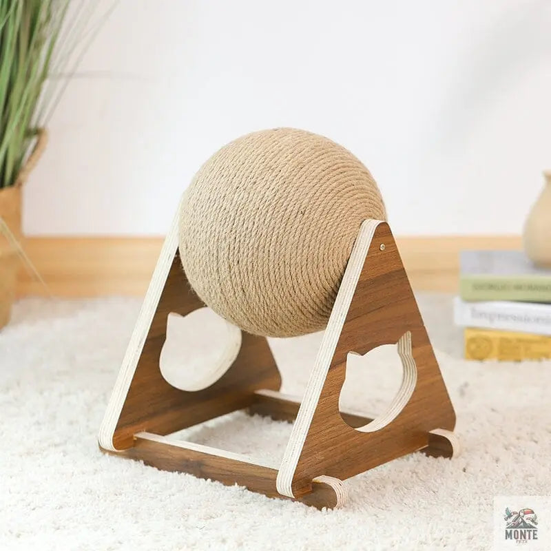 Klettergerüst – Holzkugelspiel Holz 20 cm | MONTE PETS