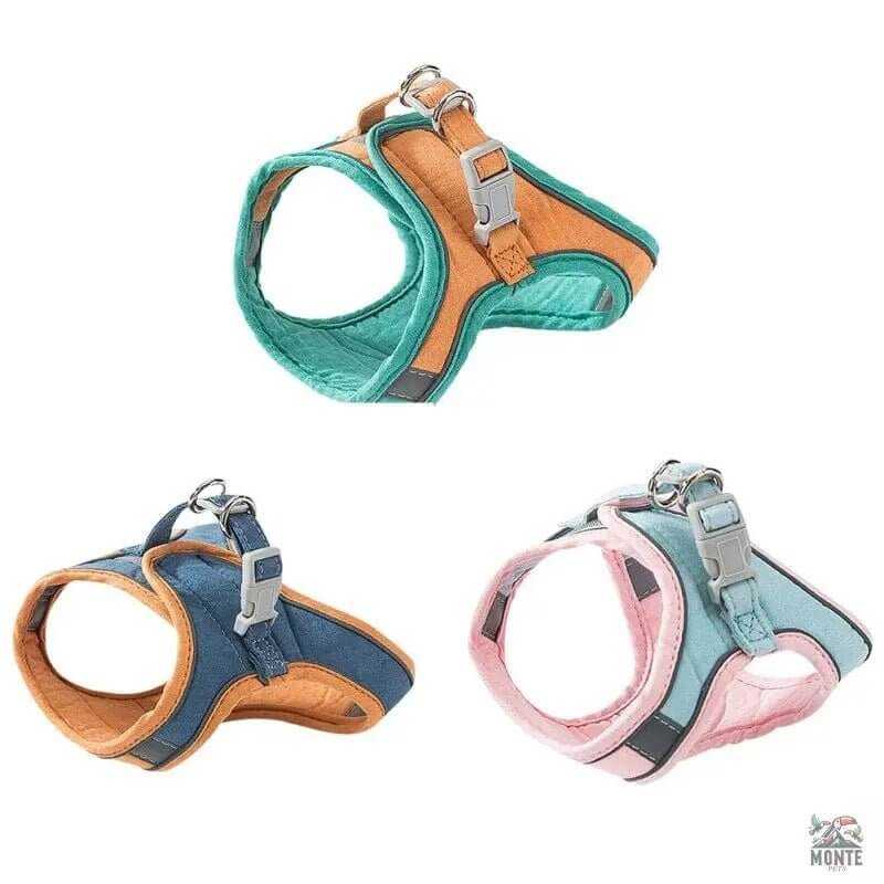 SafeWalk Plus – Verstellbares Katzengeschirr mit Leine für Katzen | MONTE PETS