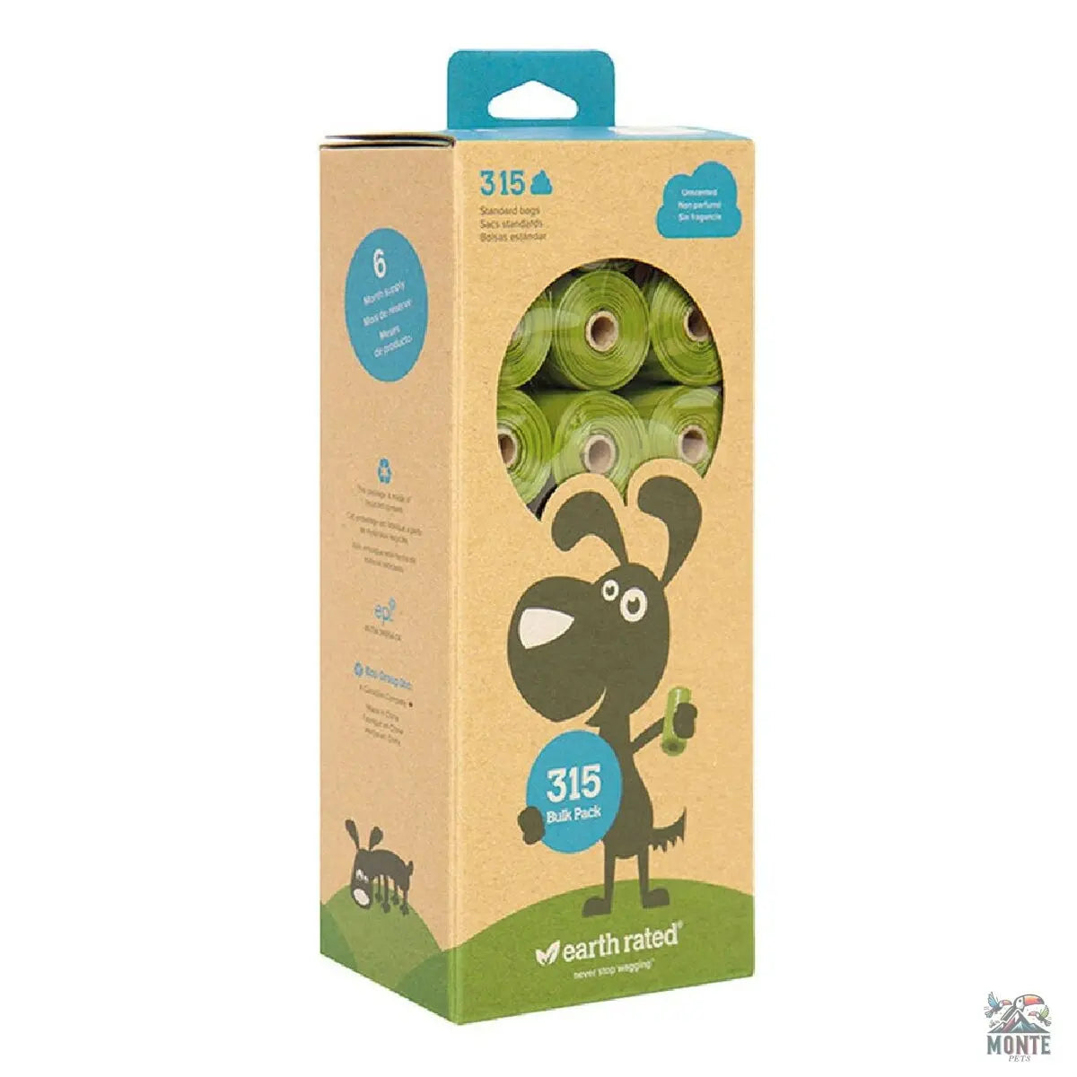 Kotbeutelspender Earth Rated Kunststoff