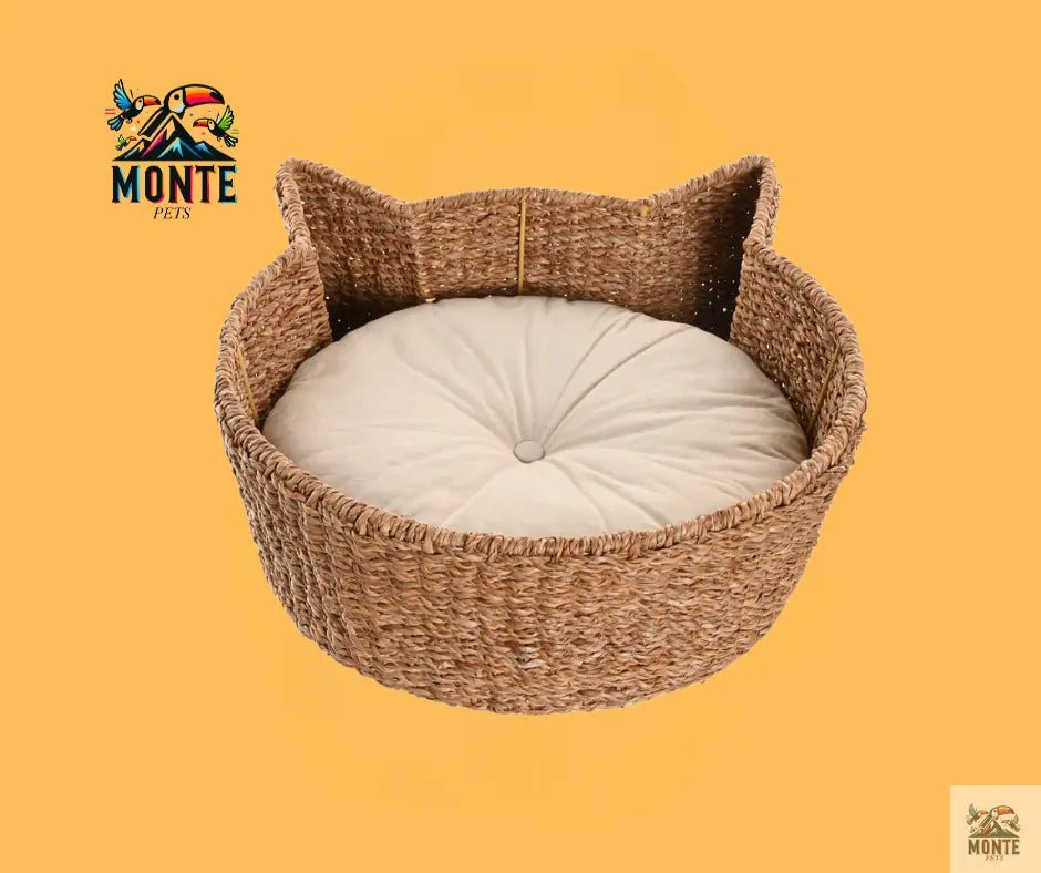 NatureNest – Nachhaltiges Haustierbett aus Naturfaser | MONTE PETS