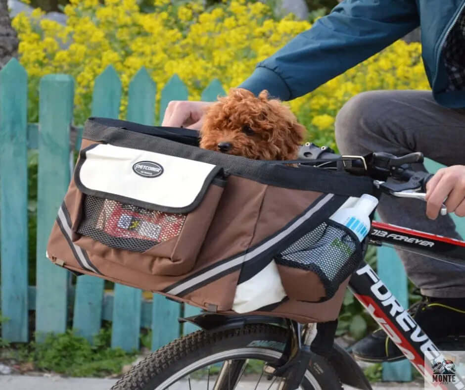 PetComfy | Fahrrad-Hundetransporttasche