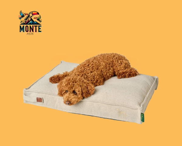 Hunter Belluno Hundebett Beige 100 x 70 cm | MONTE PETS