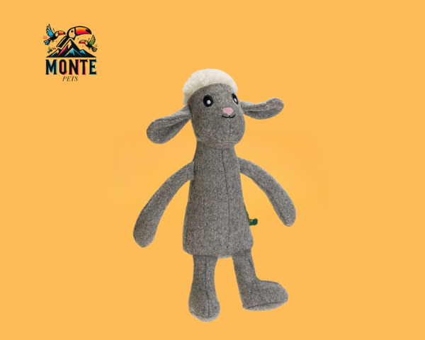 Hunter Marle Hundespielzeug Grau – weiches Kuscheltier für Hunde von MONTE PETS.