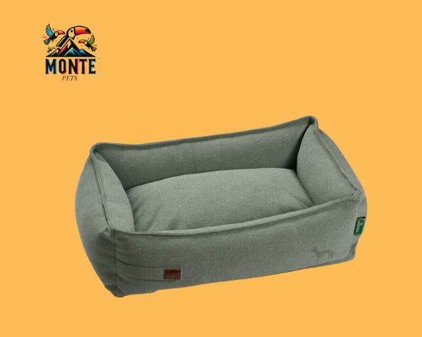 Hunter Belluno Hundebett Grün 80 x 60 cm | MONTE PETS