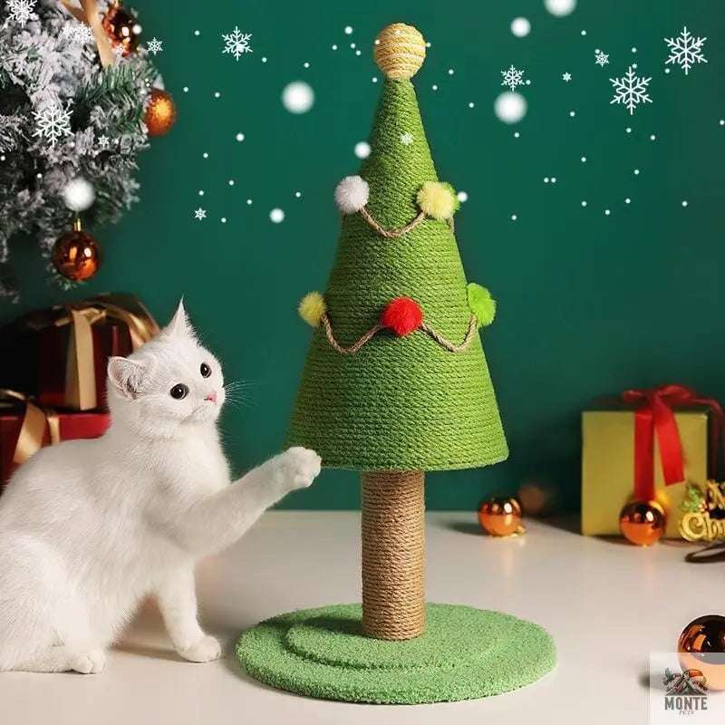 Festive Climber – Weihnachtlicher Kratzbaum für Katzen | MONTE PETS