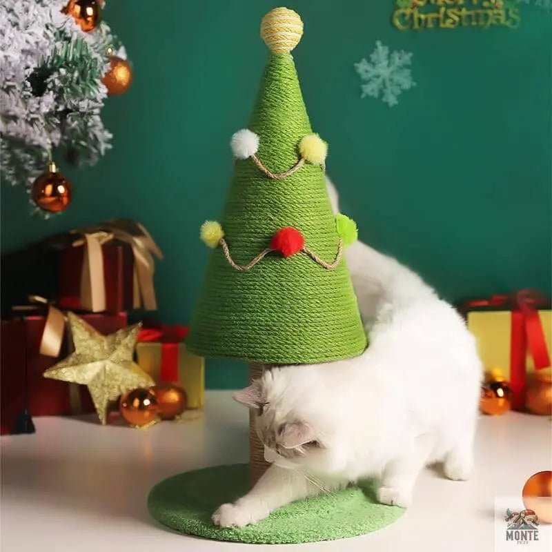 Festive Climber – Weihnachtlicher Kratzbaum für Katzen | MONTE PETS