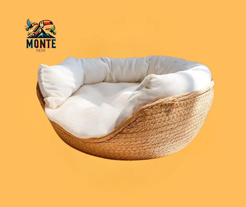 ZenNest – Rundes Katzenbett mit Naturfaser | MONTE PETS