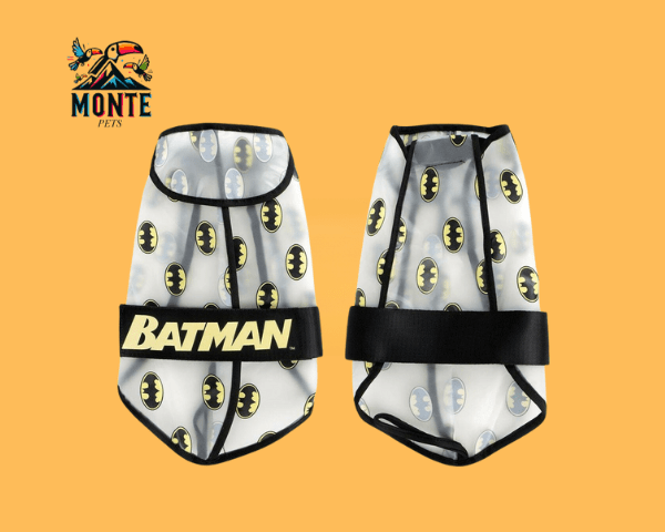 Batman Regenmantel für Hunde Gelb XS | MONTE PETS