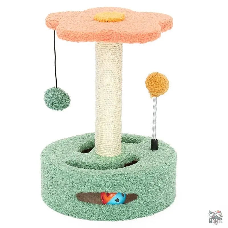 Blumen-Spaßcenter Katzenkratzbaum – Spiel, Klettern & Entspannung | MONTE PETS