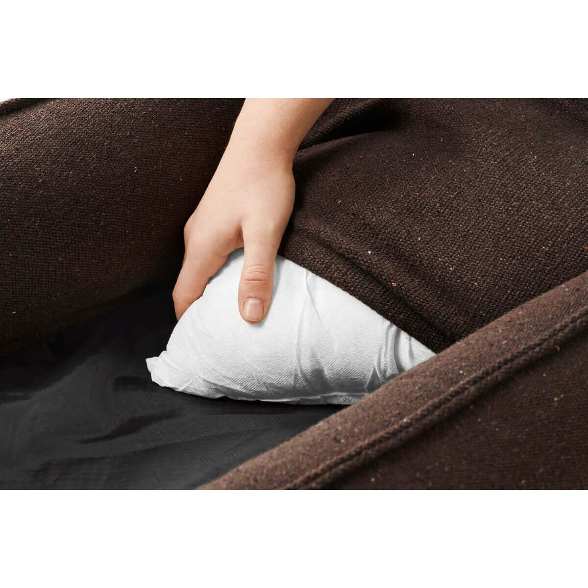 Hundebett Hunter Belluno Braun mit weichem Kissen und braunem Bezug, idealer Komfort für Hunde.