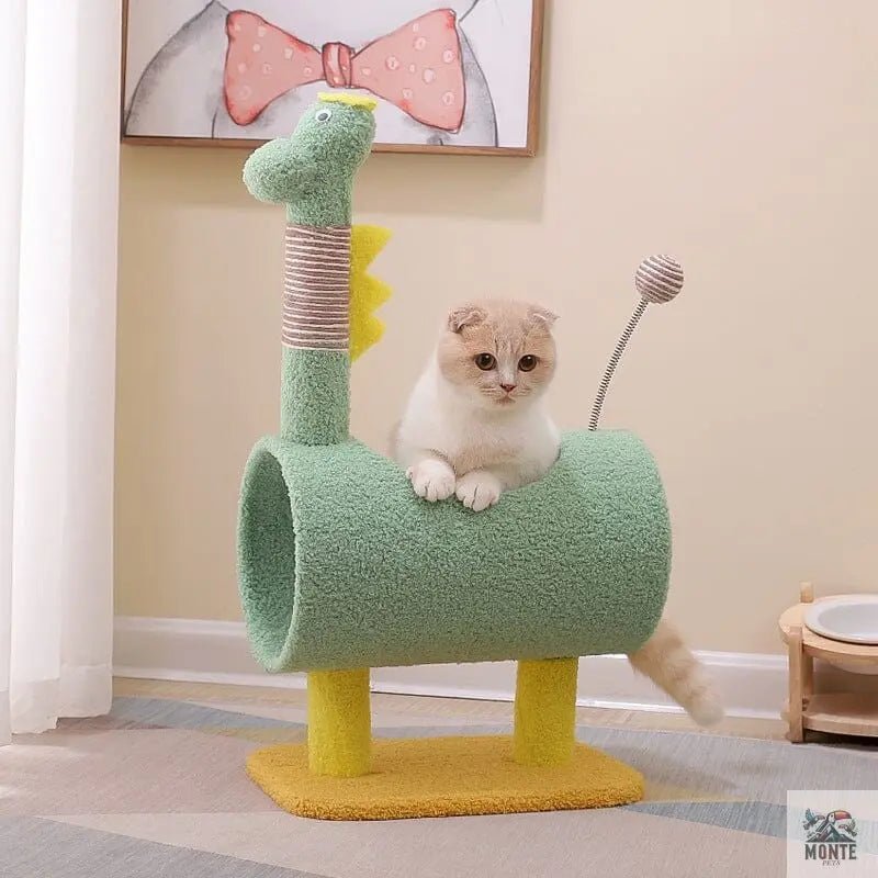 Katzenkletterwelt – Verspielter Kratzbaum im Tierdesign | MONTE PETS