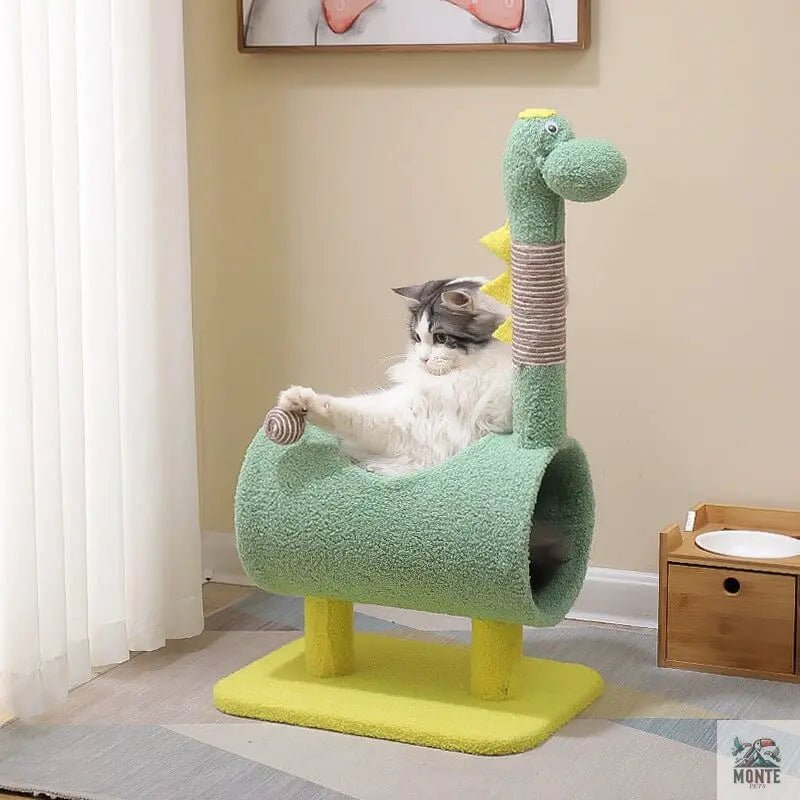 Katzenkletterwelt – Verspielter Kratzbaum im Tierdesign | MONTE PETS