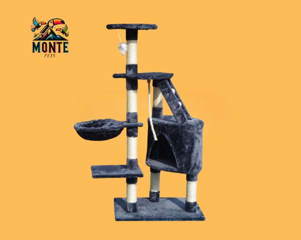 Katzenkratzbaum Gloria Sinu Grau | MONTE PETS