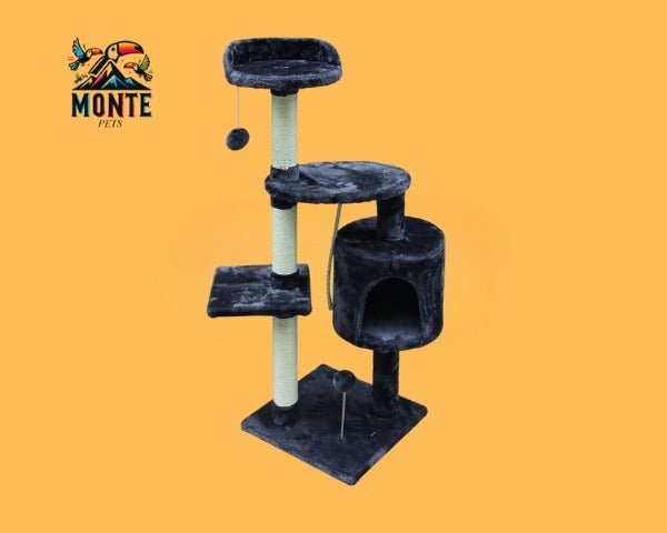 Katzenkratzbaum Gloria Volga Grau | MONTE PETS