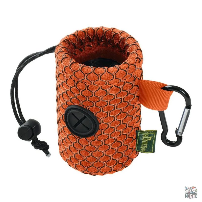 Kotbeutelspender Hunter orange | MONTE PETS