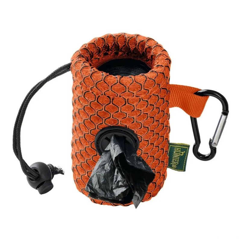 Kotbeutelspender Hunter orange | MONTE PETS