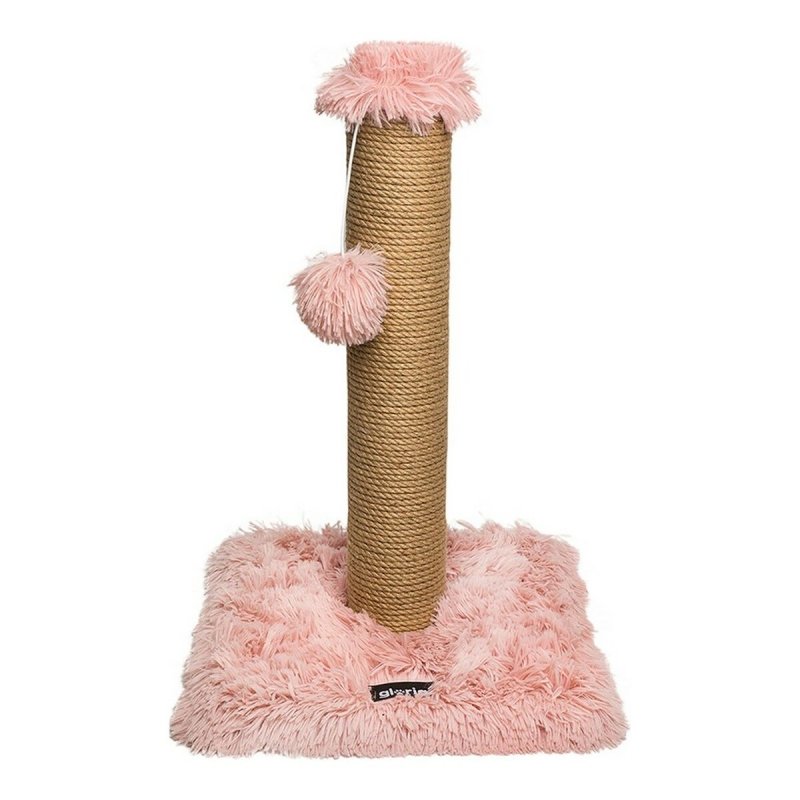Kratzbaum für Katzen Rosa 39 x 39 x 80 cm | MONTE PETS