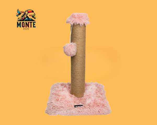 Kratzbaum für Katzen Rosa 39 x 39 x 80 cm | MONTE PETS