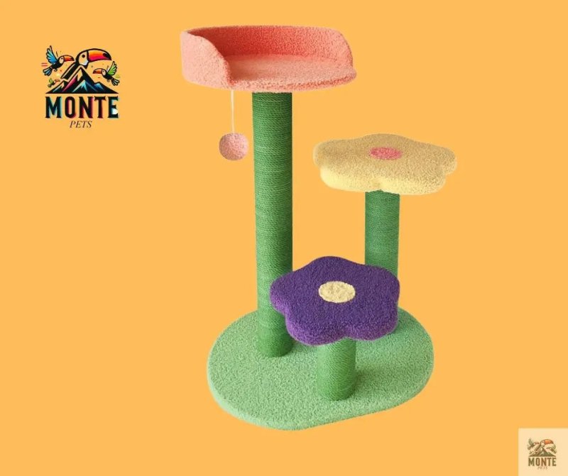 Kratzbaum Katzenparadies Blütenzauber | MONTE PETS