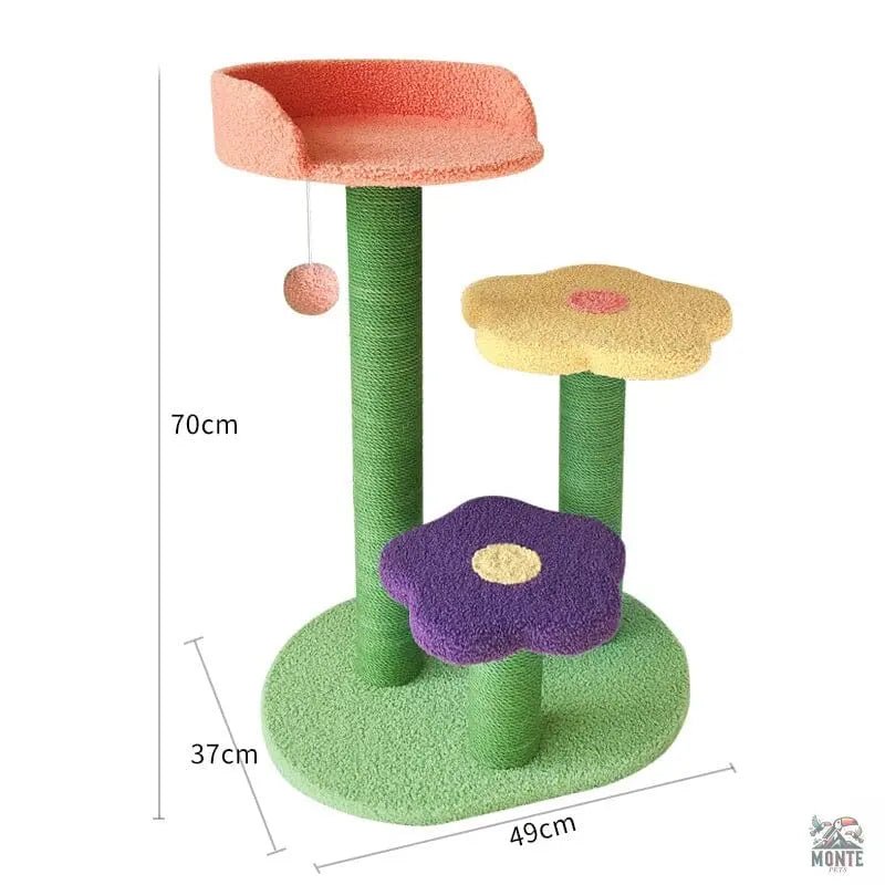 Kratzbaum Katzenparadies Blütenzauber | MONTE PETS