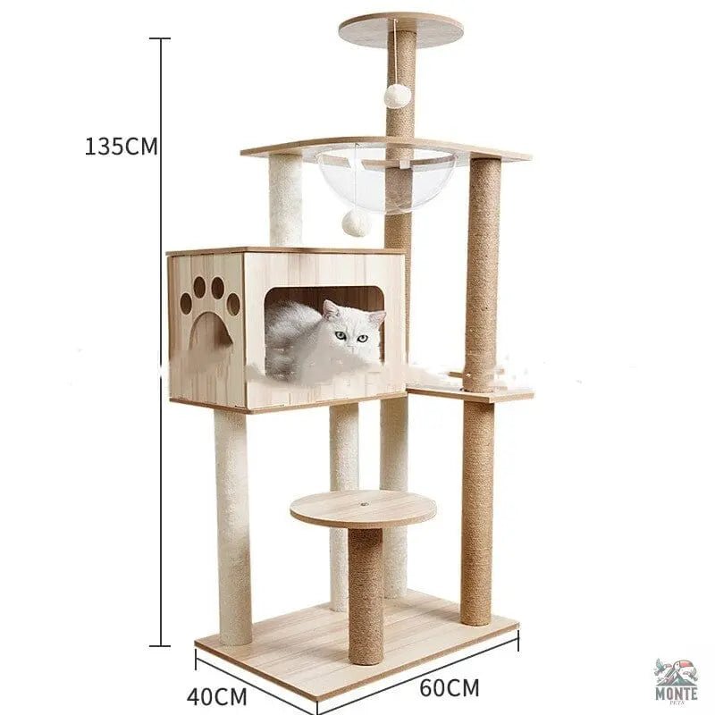 Kratzbaum Katzenparadies LeFei’s Traum-Oase | MONTE PETS