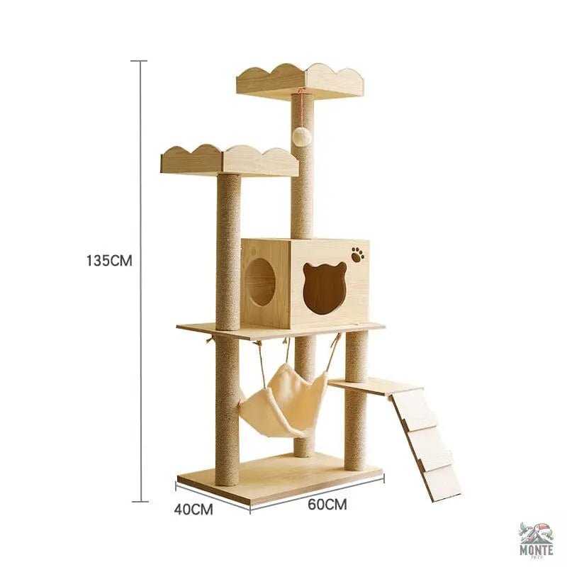 Kratzbaum Katzenparadies LeFei’s Traum-Oase | MONTE PETS