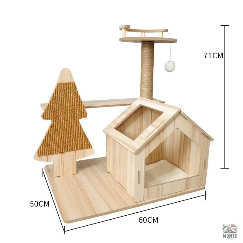 Kratzbaum Katzenparadies LeFei’s Traum-Oase | MONTE PETS