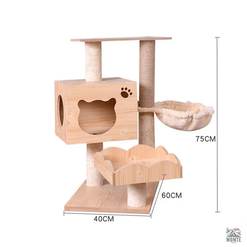 Kratzbaum Katzenparadies LeFei’s Traum-Oase | MONTE PETS