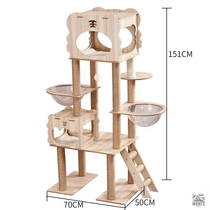 Kratzbaum Katzenparadies LeFei’s Traum-Oase | MONTE PETS