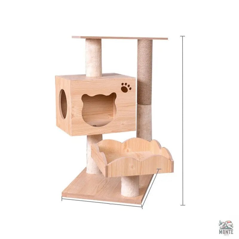 Kratzbaum Katzenparadies LeFei’s Traum-Oase | MONTE PETS