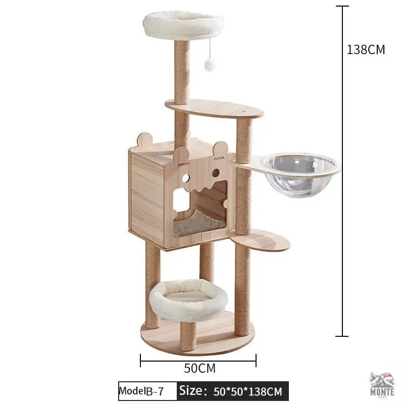 Kratzbaum Katzenparadies LeFei’s Traum-Oase | MONTE PETS