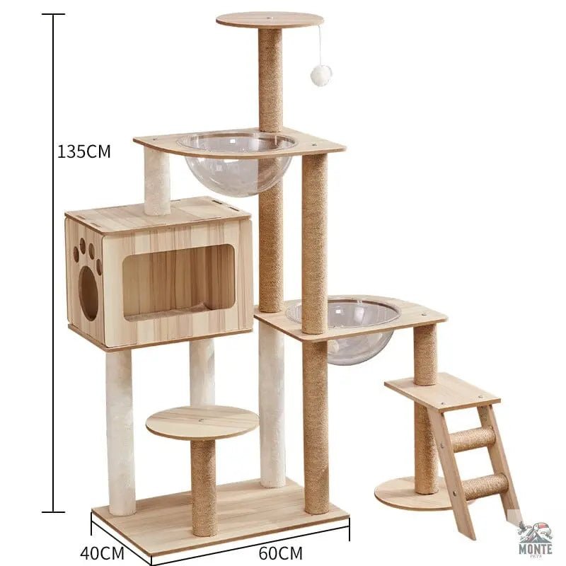 Kratzbaum Katzenparadies LeFei’s Traum-Oase | MONTE PETS