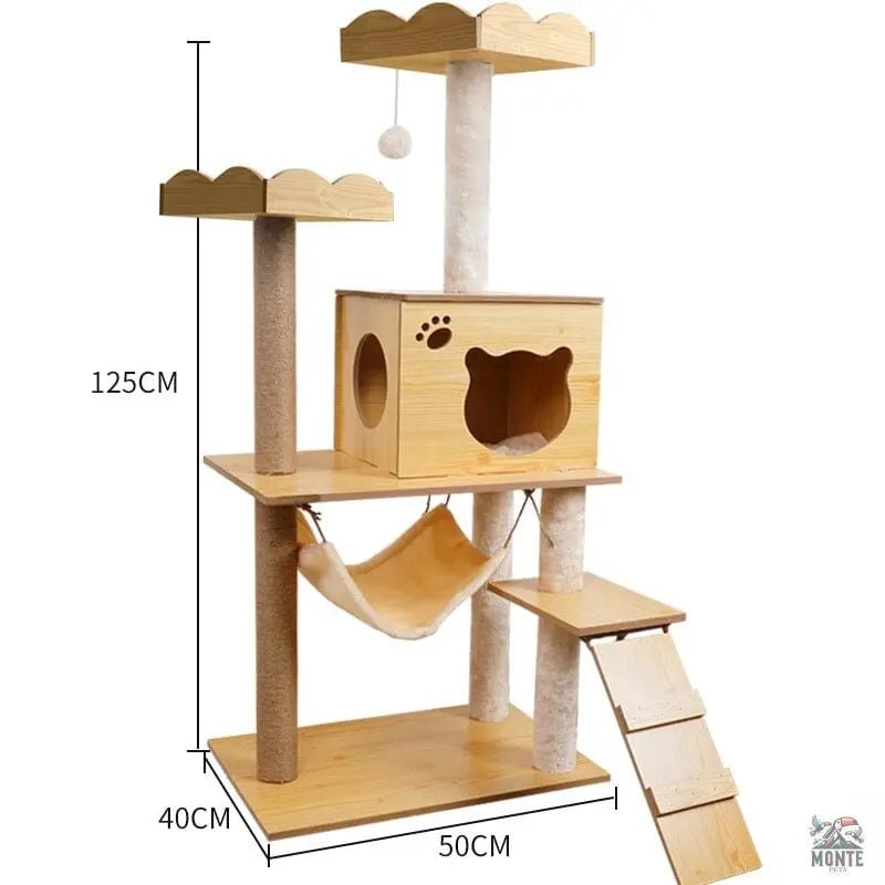 Kratzbaum Katzenparadies LeFei’s Traum-Oase | MONTE PETS