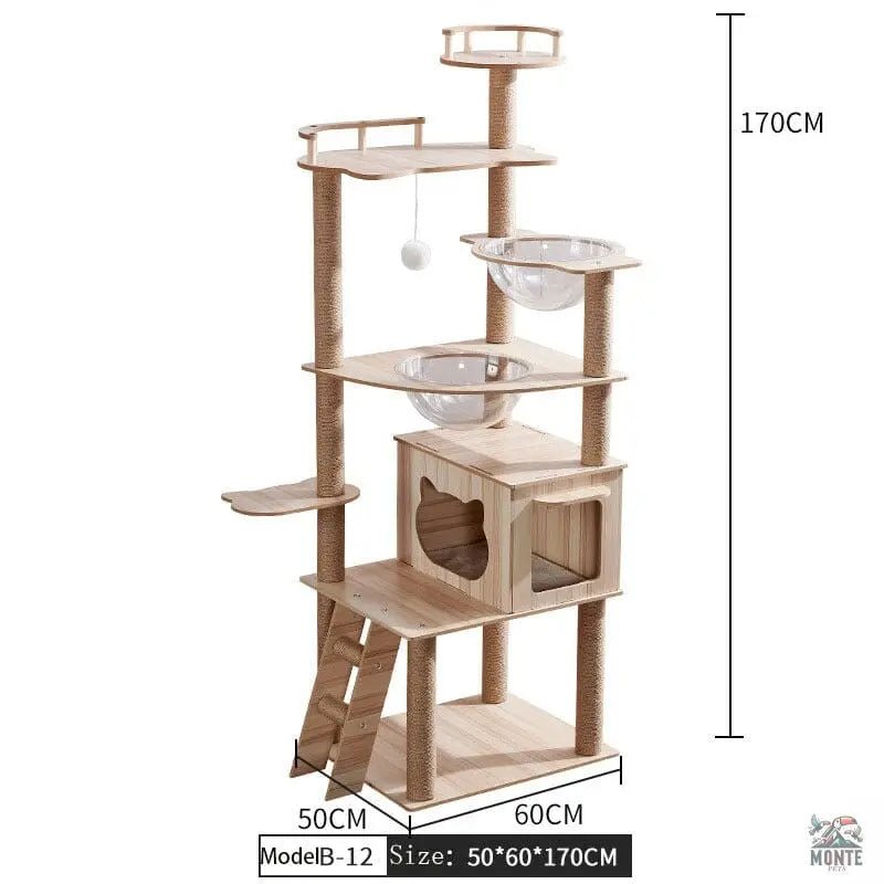 Kratzbaum Katzenparadies LeFei’s Traum-Oase | MONTE PETS