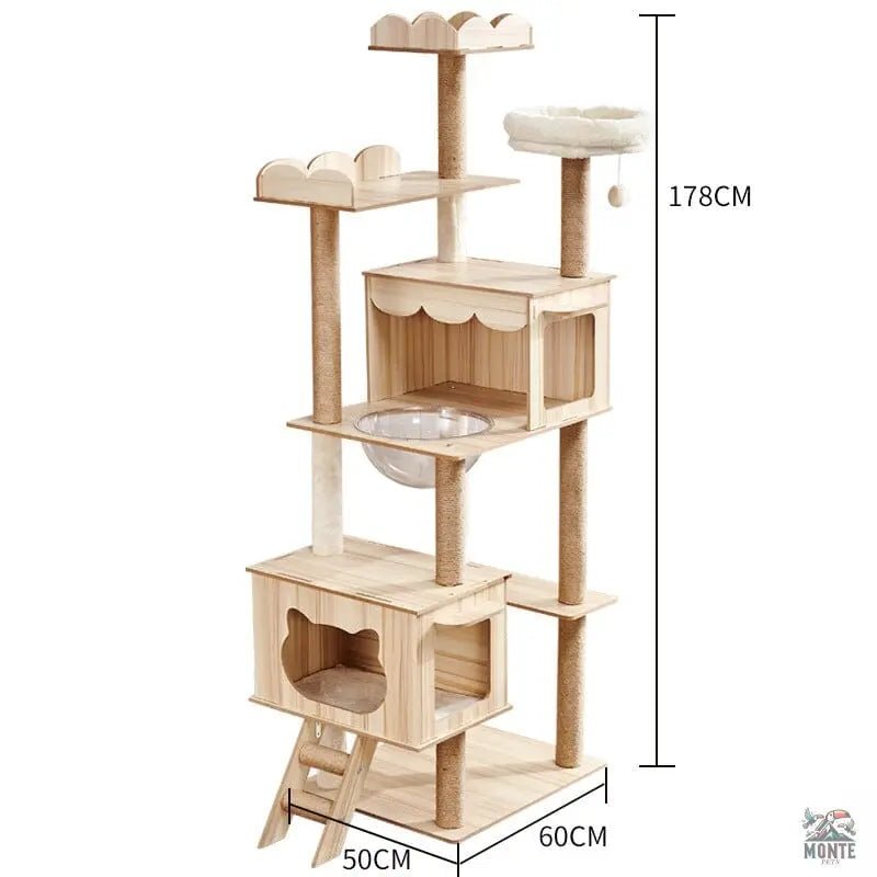 Kratzbaum Katzenparadies LeFei’s Traum-Oase | MONTE PETS