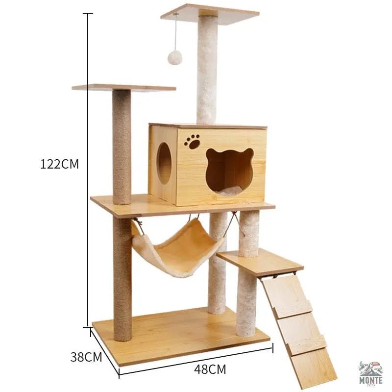 Kratzbaum Katzenparadies LeFei’s Traum-Oase | MONTE PETS