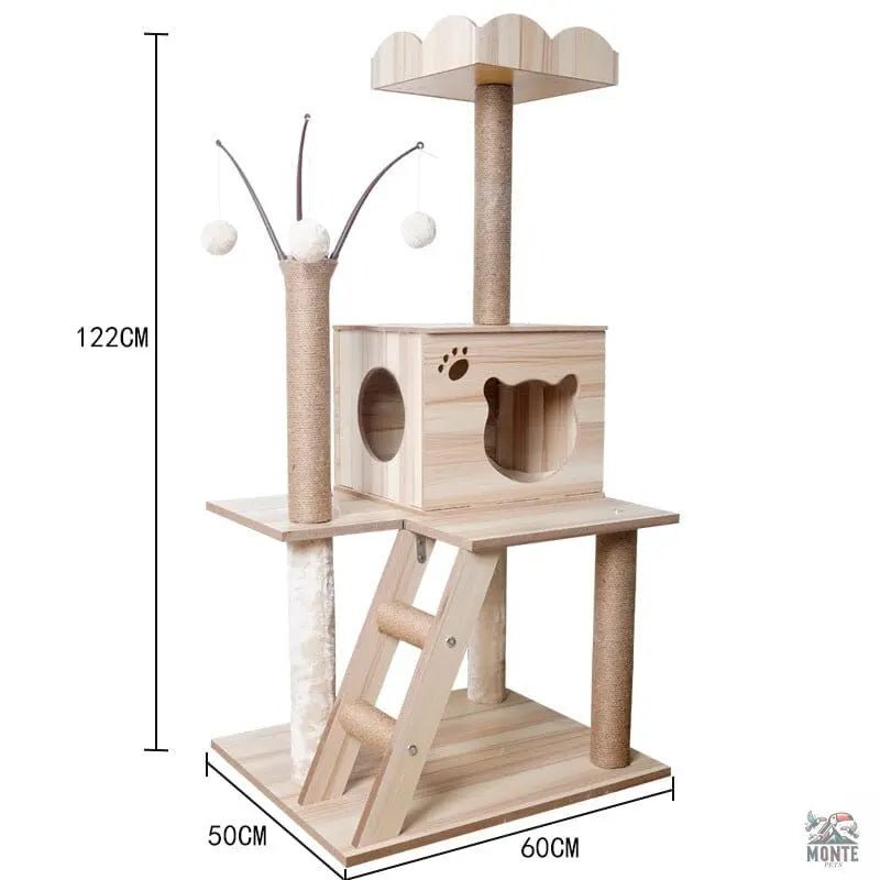Kratzbaum Katzenparadies LeFei’s Traum-Oase | MONTE PETS