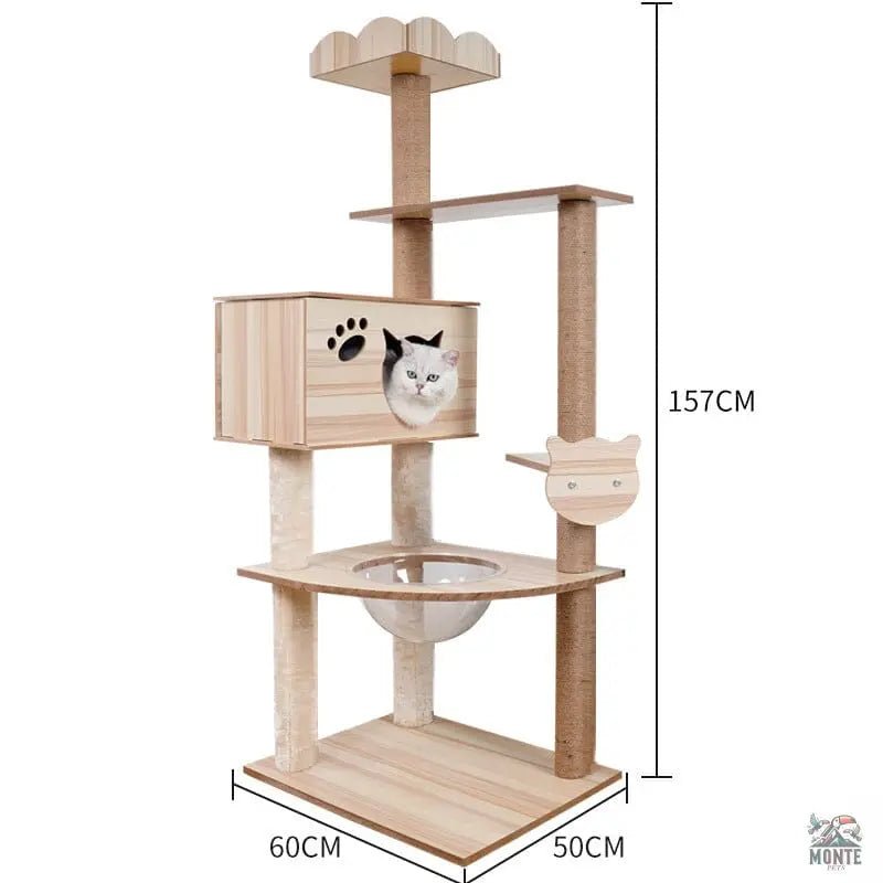 Kratzbaum Katzenparadies LeFei’s Traum-Oase | MONTE PETS