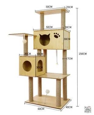 Kratzbaum Katzenparadies LeFei’s Traum-Oase | MONTE PETS