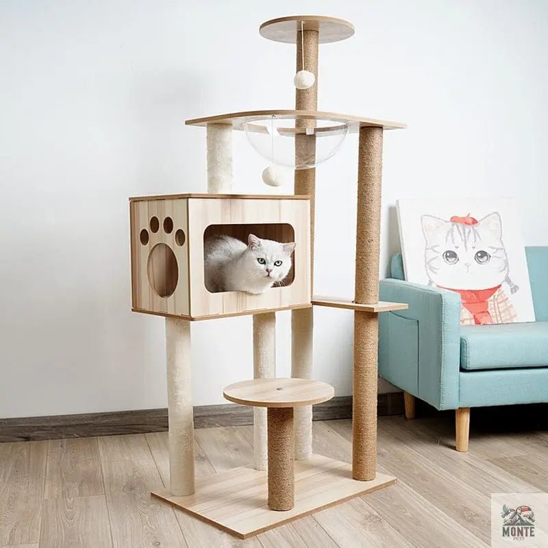 Kratzbaum Katzenparadies LeFei’s Traum-Oase | MONTE PETS