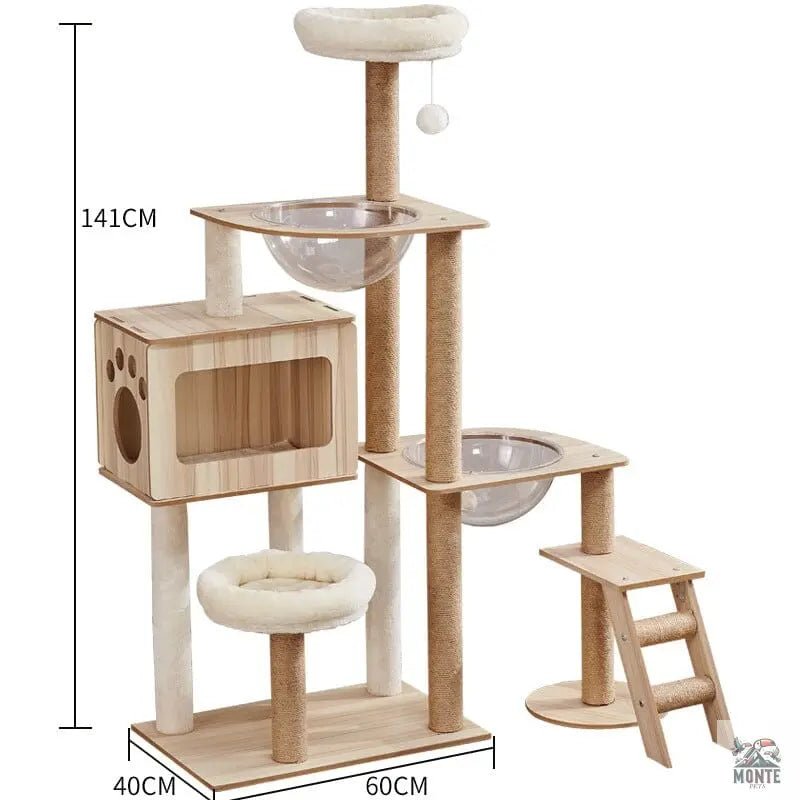 Kratzbaum Katzenparadies LeFei’s Traum-Oase | MONTE PETS