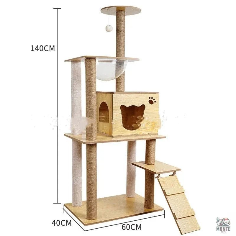Kratzbaum Katzenparadies LeFei’s Traum-Oase | MONTE PETS