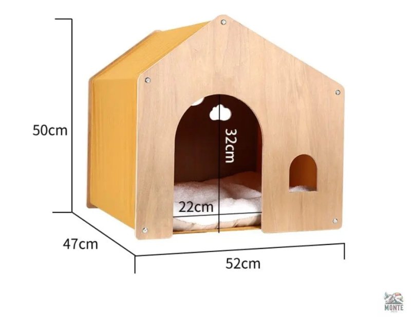 Kuschel-Oase – Katzen- und Hundebett Beige | MONTE PETS