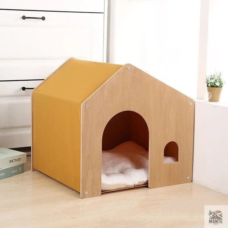 Kuschel-Oase – Katzen- und Hundebett Beige | MONTE PETS
