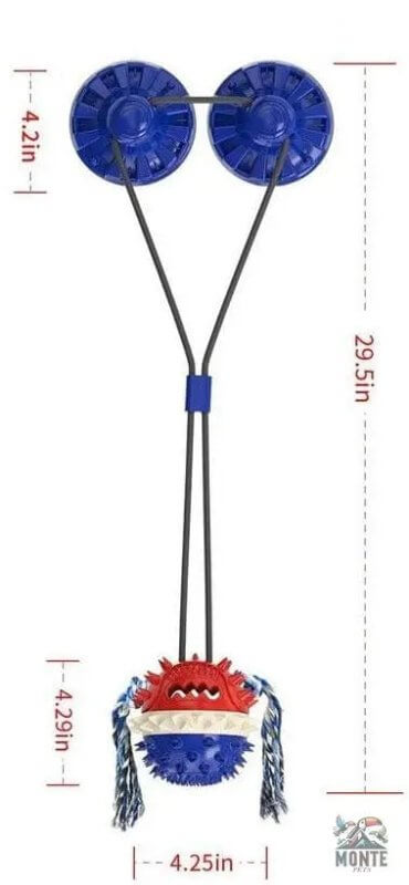 PowerPlay für Kauprofis – Hundespielzeug Rot Groß | MONTE PETS