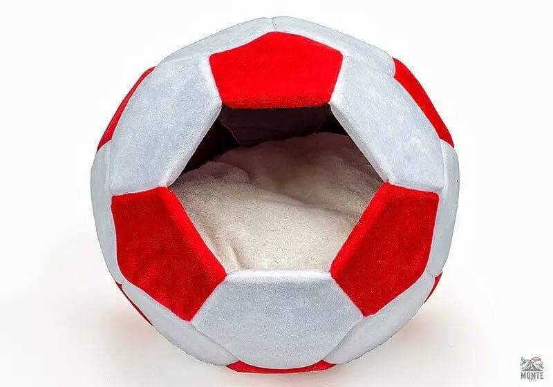 SoccerDream – Katzenhöhle im Fußball-Design | MONTE PETS